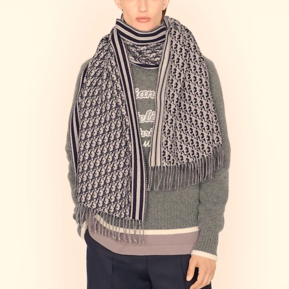 DIOR OBLIQUE Scarf - Picture 10 of 11